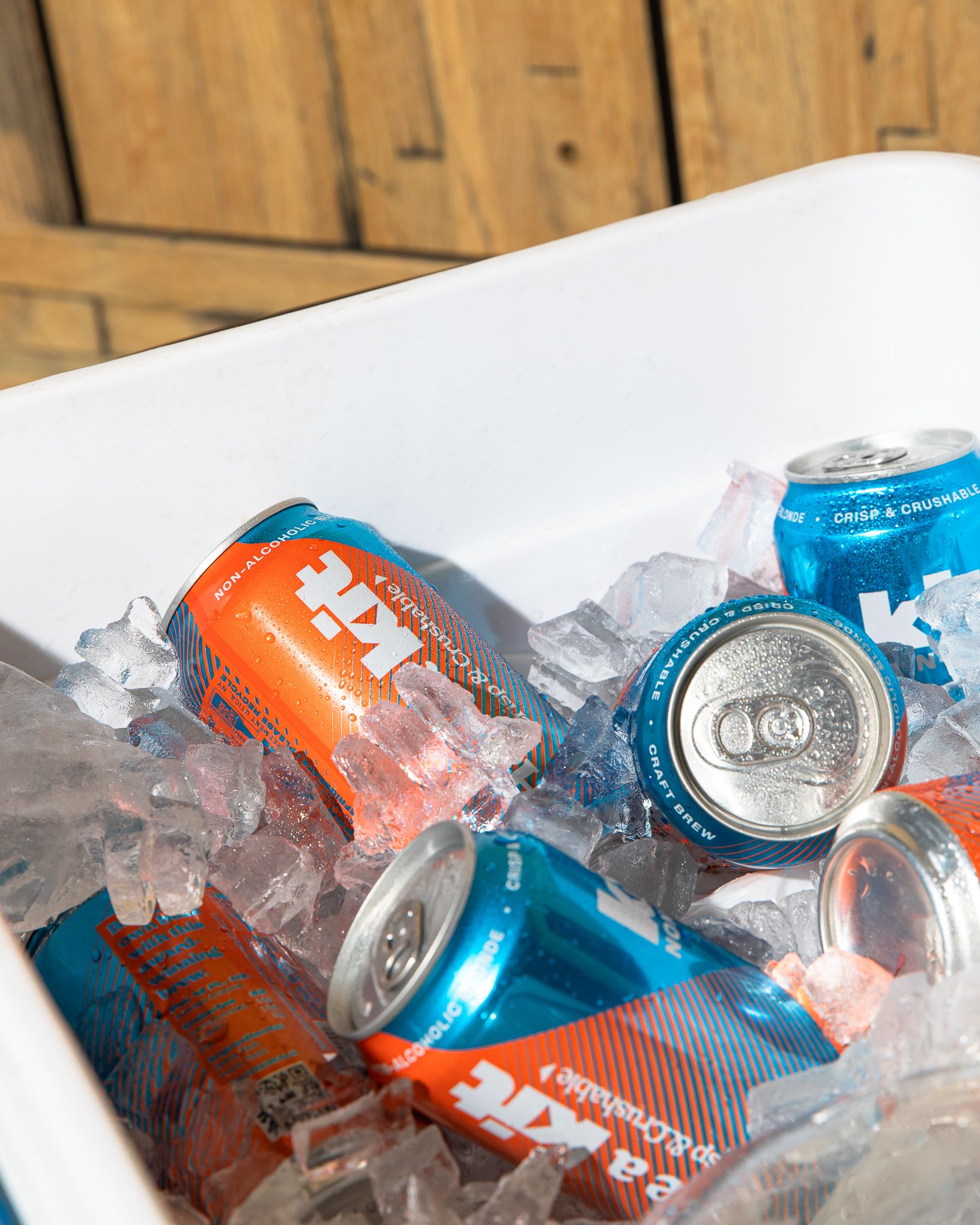 Kit Blonde Ale in cooler